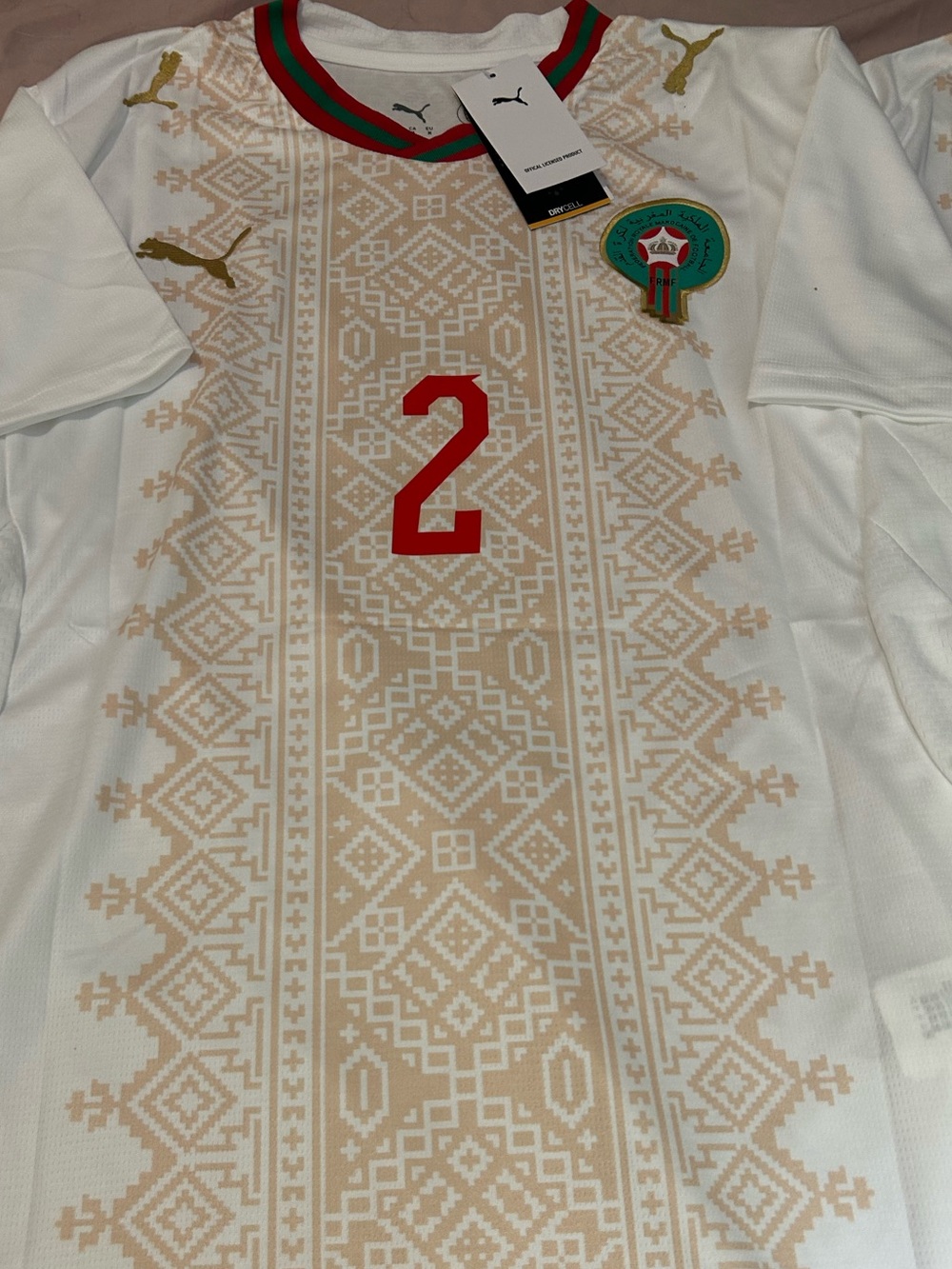 Puma MOROCCO National Team ACHRAF HAKIMI Men’s JERSEY Sz S,M.L,XL,2X NEW w TAGS - Picture 3 of 6